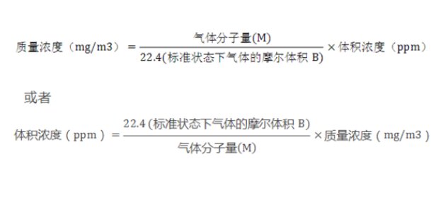 mg/m3和g/Nm3的换算