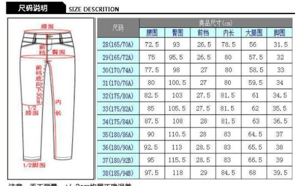 2尺1的裤子，大概是多少CM？