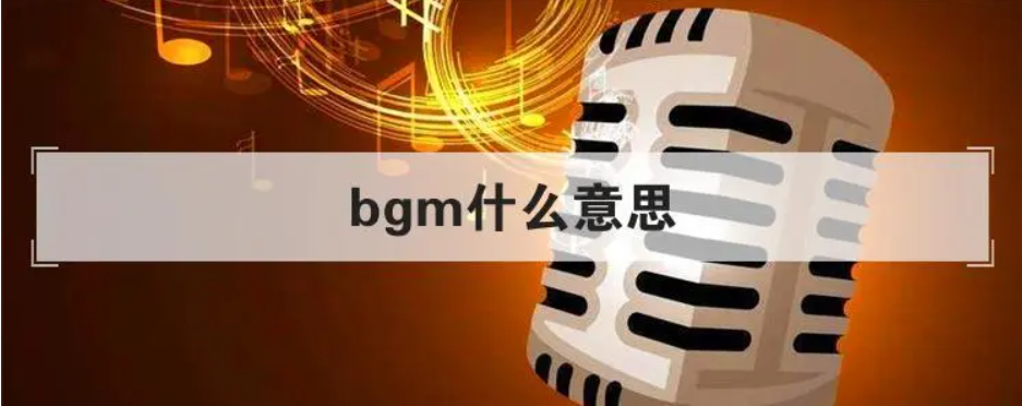 bgm是什么意思梗？